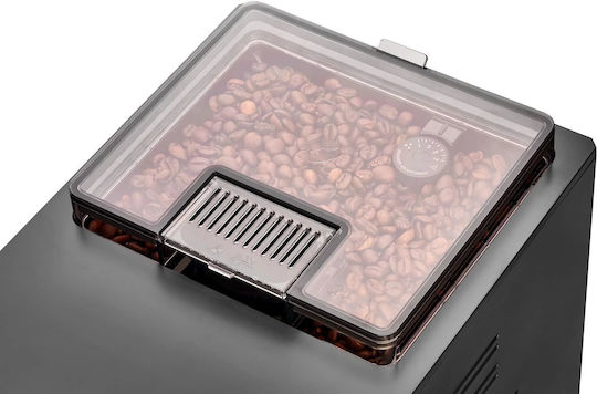 Amica Automatic Espresso Machine 1450W Pressure 15bar for Cappuccino with Grinder Black 2101729