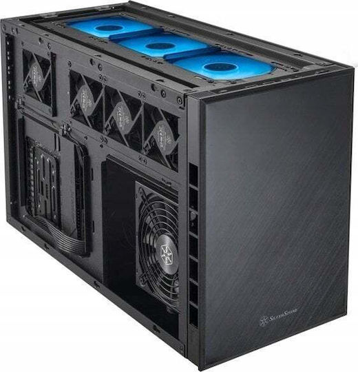 Silverstone SST-SG17B Mini Tower Κουτί Υπολογιστή Μαύρο