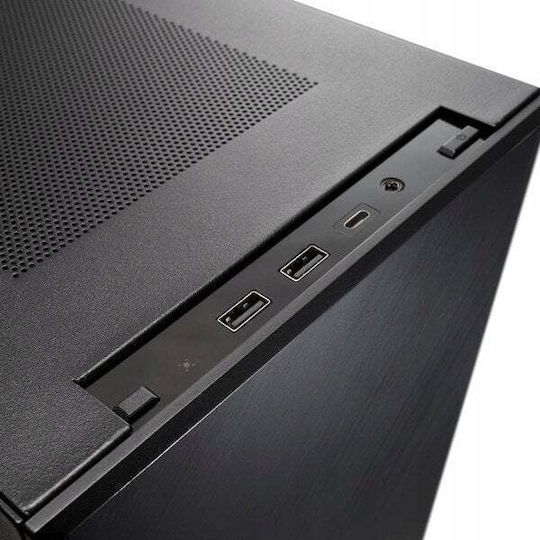 Silverstone SST-SG17B Mini Tower Κουτί Υπολογιστή Μαύρο