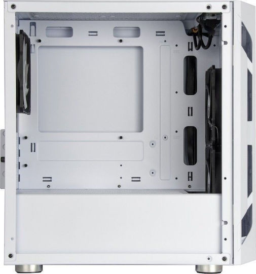 Silverstone FARA H1M PRO Gaming Mini Tower Κουτί Υπολογιστή με Πλαϊνό Παράθυρο Λευκό