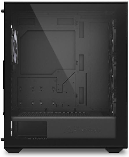 Sharkoon VK4 ARGB Gaming Midi Tower Κουτί Υπολογιστή με Πλαϊνό Παράθυρο Μαύρο