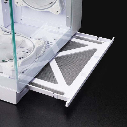 Chieftec Visio GM-30W-TG-OP Würfel Computergehäuse mit Seitenfenster Weiß