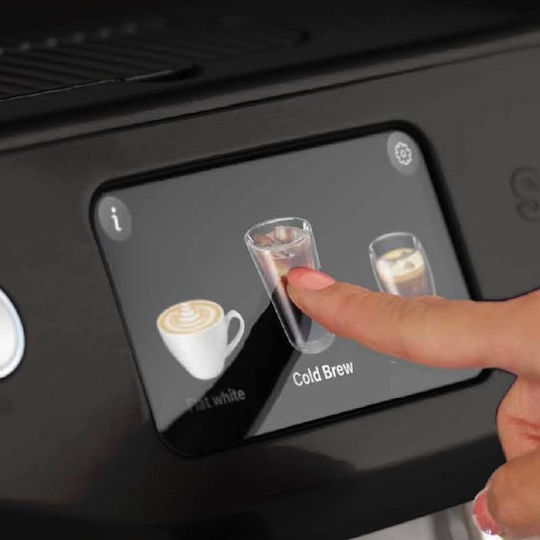 Sage The Oracle Jet Premium Αυτόματη Μηχανή Espresso 1600W Πίεσης 15bar για Cappuccino με Μύλο Άλεσης Πράσινη