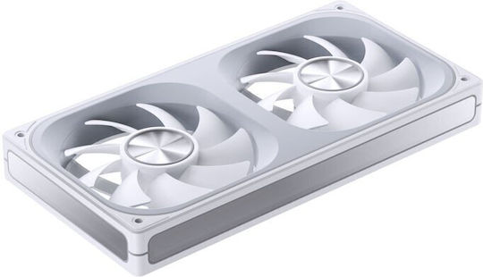 Jonsbo ZA-240W Case Fan 120mm with ARGB Lighting and Connection 3-Pin / 4-Pin PWM 1pcs White