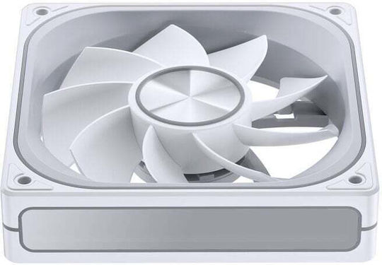 Jonsbo ZA-120WR Reverse Blade Case Fans 2400rpm with ARGB Lighting and 4-Pin PWM Connection White