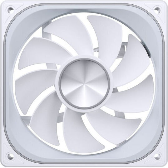 Jonsbo ZA-120WR Reverse Blade Case Fans 2400rpm with ARGB Lighting and 4-Pin PWM Connection White