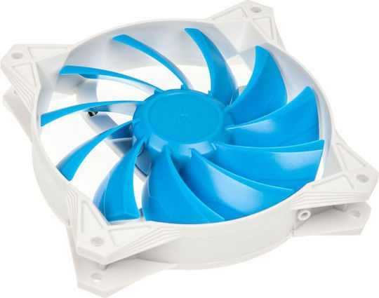Silverstone FQ122 Case Fan 120mm (1500rpm / 63.8cfm) Χωρίς Led Φωτισμό και Σύνδεση 4-Pin PWM Λευκό