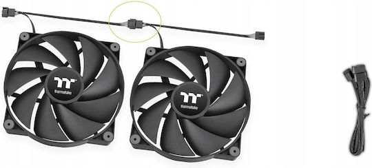Thermaltake CT200 Gehäuselüfter Ohne LEDs Beleuchtung