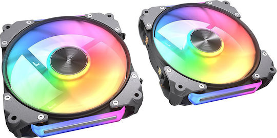 Cougar Apolar 120 Case Fan (2200rpm / 75.38cfm) με ARGB Φωτισμό και Σύνδεση 3-Pin / 4-Pin PWM