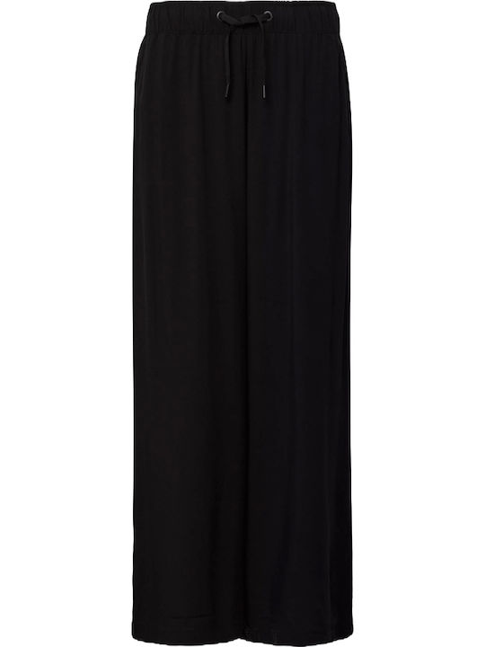 Women's Fabric Trousers Black