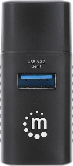 Manhattan Konverter USB-C männlich zu USB-A männlich 1Stück 180993