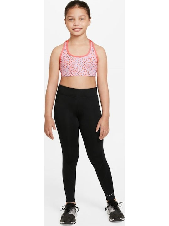 Nike Swoosh Παιδικό Μπουστάκι Dri-Fit Ροζ