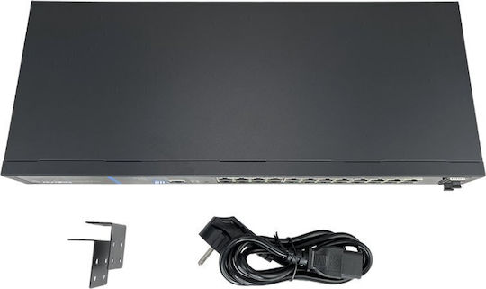 Avizio Power AV-SM24GP2F Gestionat L2 PoE+ Switch cu 24 Porturi Gigabit (1Gbps) Ethernet și 2 Porturi SFP