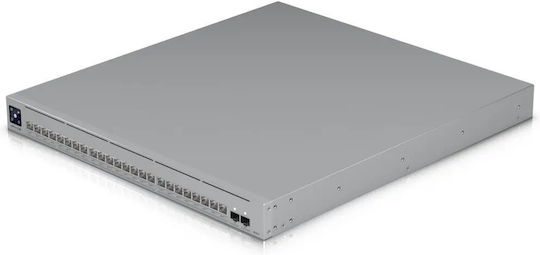 Ubiquiti Pro XG 24 PoE Managed L2 / L3 PoE++ Switch with 24 Ethernet Ports and 2 SFP Ports