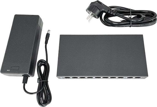 Avizio Power AV-SU8MP2G Negestionat L2 PoE+ Switch cu 10 Porturi Ethernet