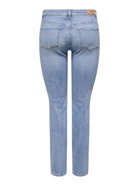 Women's Jean Trousers in Slim Fit Light Blue Denim