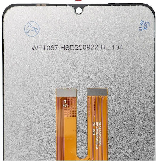 OG Οθόνη με Μηχανισμό Αφής για Samsung A06 A065F/A065M (Μαύρο)