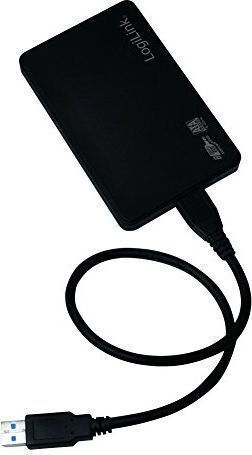 LogiLink Hard Drive Case 2.5" SATA III with connection USB 3.0 in Schwarz color