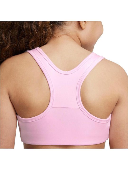 Nike Swoosh Παιδικό Μπουστάκι Dri-Fit Ροζ