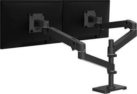 Ergotron LX Pro Dual Stacking Arm Βάση Γραφείου για 2 Οθόνες έως 24" με Βραχίονα