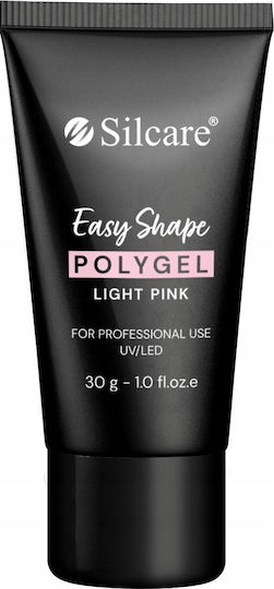 Silcare Easy Shape Polygel Acrylic Nail Gel Light Pink 30g