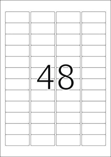 Herma 960 Selbstklebende A4-Etiketten 45.7x21.2mm