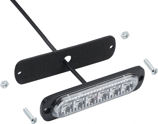 Truck Volume Lights 4pcs LED Roadside Assistance with Remote Control 12 / 24V - Orange MAR746