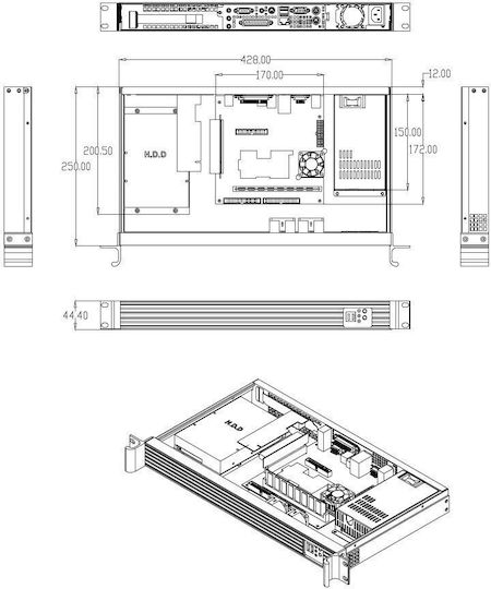 Netrack Np5106 Server Gehäuse