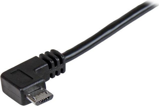 StarTech Regular USB 2.0 to micro USB Cable Μαύρο 1m (USBAUB1MRA)