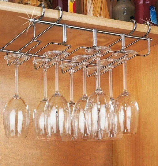 Wenko Metallic Mounted Glass Holder Rack