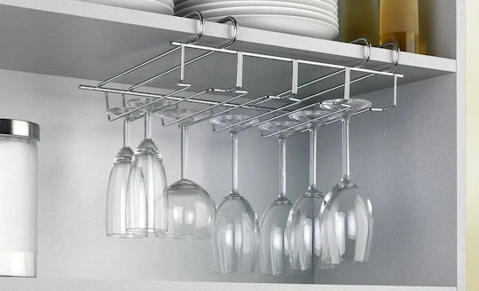 Wenko Metallic Mounted Glass Holder Rack