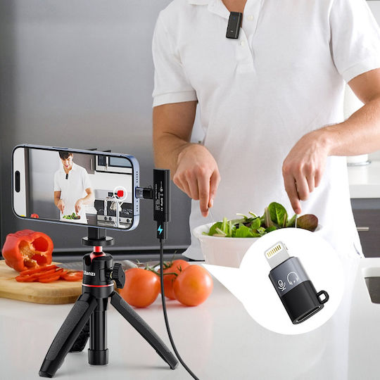 Ulanzi HM2301 Set Mikrofon Ausklappmenü für Handy