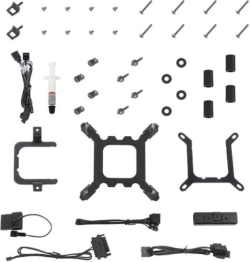 Silverstone NovaPeak 240 Water Cooling System AIO CPU with 2 Fans 120mm and ARGB Lighting