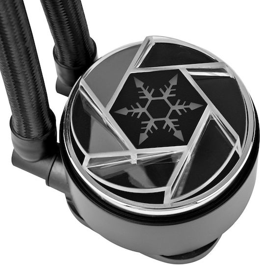 Silverstone NovaPeak 240 Water Cooling System AIO CPU with 2 Fans 120mm and ARGB Lighting