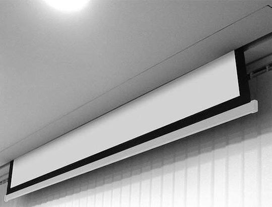 Avtek Ηλεκτρική Οθόνη Προβολής Projector Τοίχου Video με Λόγο Εικόνας 4:3 260x195cm