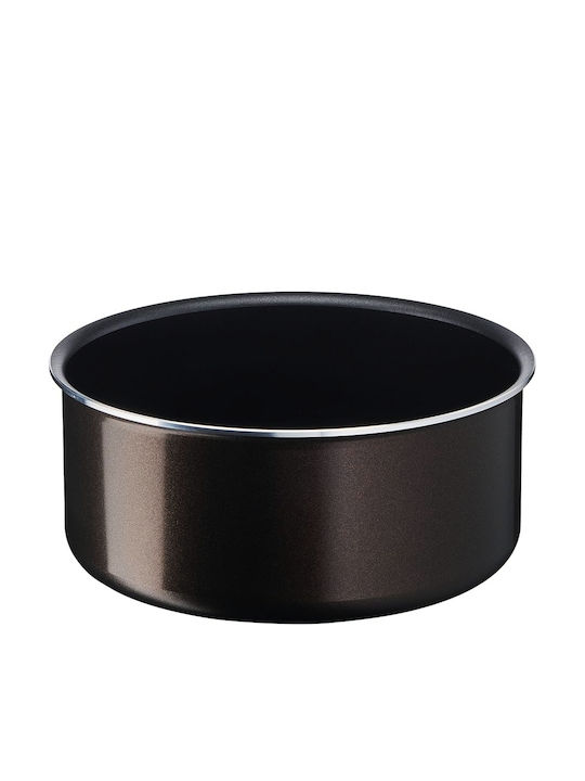 Tefal Ιngenio Σετ Κατσαρόλες από Αλουμίνιο Black 20 & 24cm με Αντικολλητική Επίστρωση 3τμχ