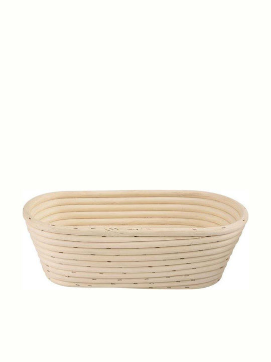 Mplco Bread Box made of Rattan Beige 32x17x8cm