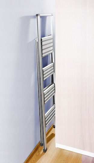 Wenko Ladder Aluminum with 4+1 Steps 144cm