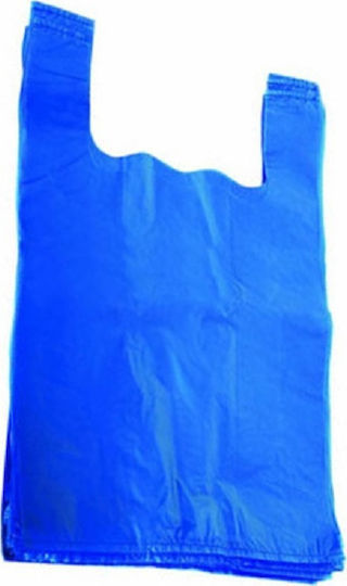Plastic Packaging Bags Tank Top Type Blue 1kg Packcenter