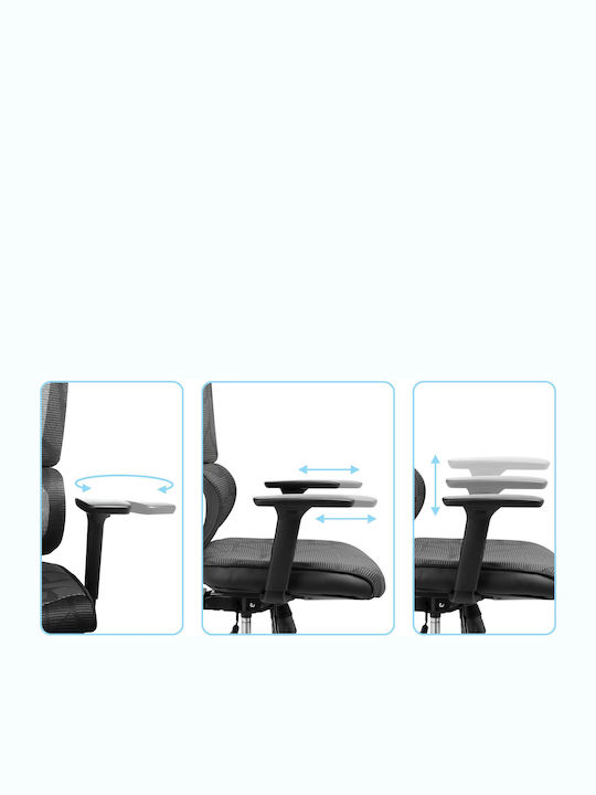 Sandberg ErgoFusion Gaming Chair Pro with Adjustable Arms Black