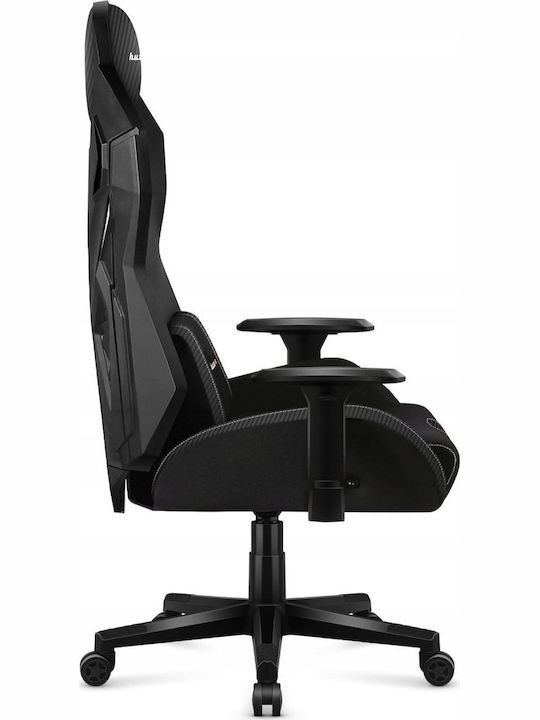 Huzaro Combat 7.6 Fabric Gaming Chair with Adjustable Armrests and RGB Lighting Black