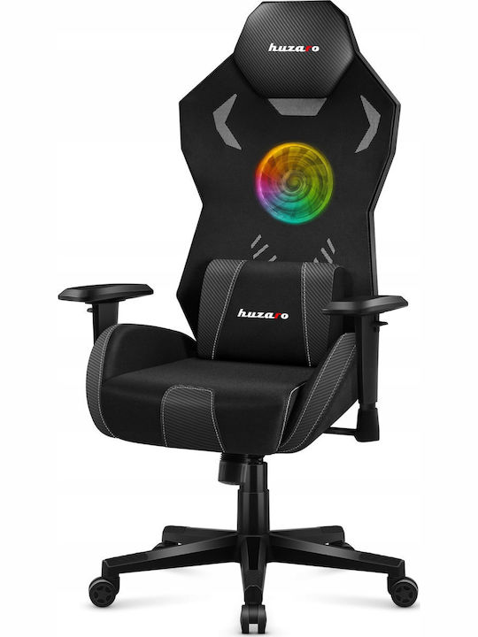 Huzaro Combat 7.6 Fabric Gaming Chair with Adjustable Armrests and RGB Lighting Black
