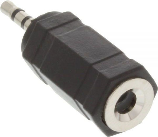 InLine Καλώδιο Ήχου TRRS 3.5mm male - 3.5mm female Μαύρο 0.2m 99308B