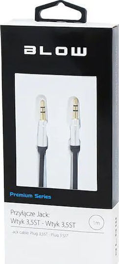 Blow Blow 3,5mm Klinkenkabel 3,5mm Stecker - 3,5mm Stecker Schwarz 1m DM-270