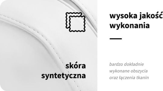 Activeshop Καρέκλα Schönheit Weiß mit verstellbarer Höhe