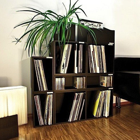 Glorious Record Box 230 Vinyl Stand Black