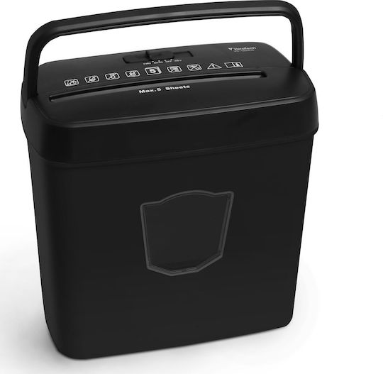Shredder Καταστροφέας Εγγράφων 5 Φύλλων με Κάδο 12.5lt