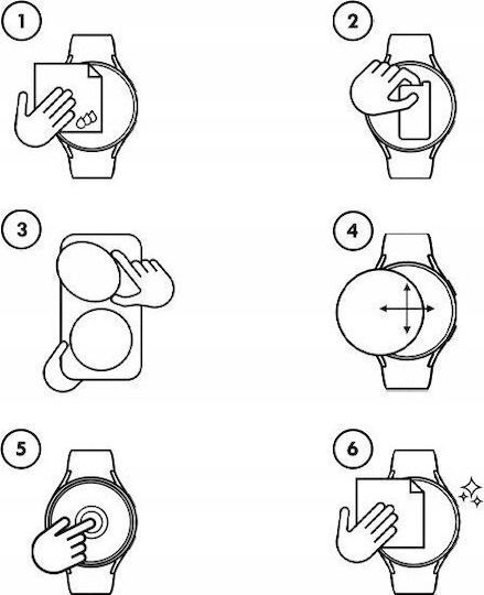 GrizzGlass CeramicFilm Screen Protector για το Galaxy Watch 5 44mm 1τμχ