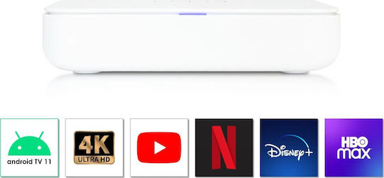 TV Box Homatics Box R 4K UHD με WiFi USB 2.0 / USB 3.0 2GB RAM και 32GB Αποθηκευτικό Χώρο με Λειτουργικό Android 11.0