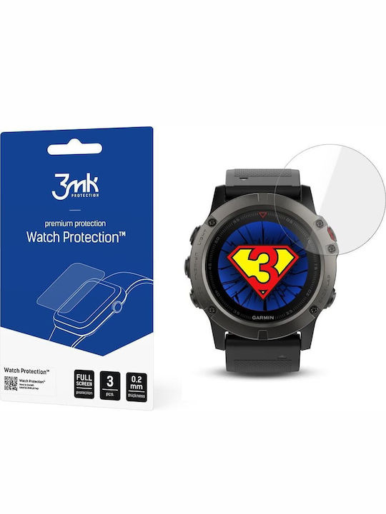3MK Curved ARC Screen Protector για το Garmin Fenix 5X/5X Plus 3τμχ 28611